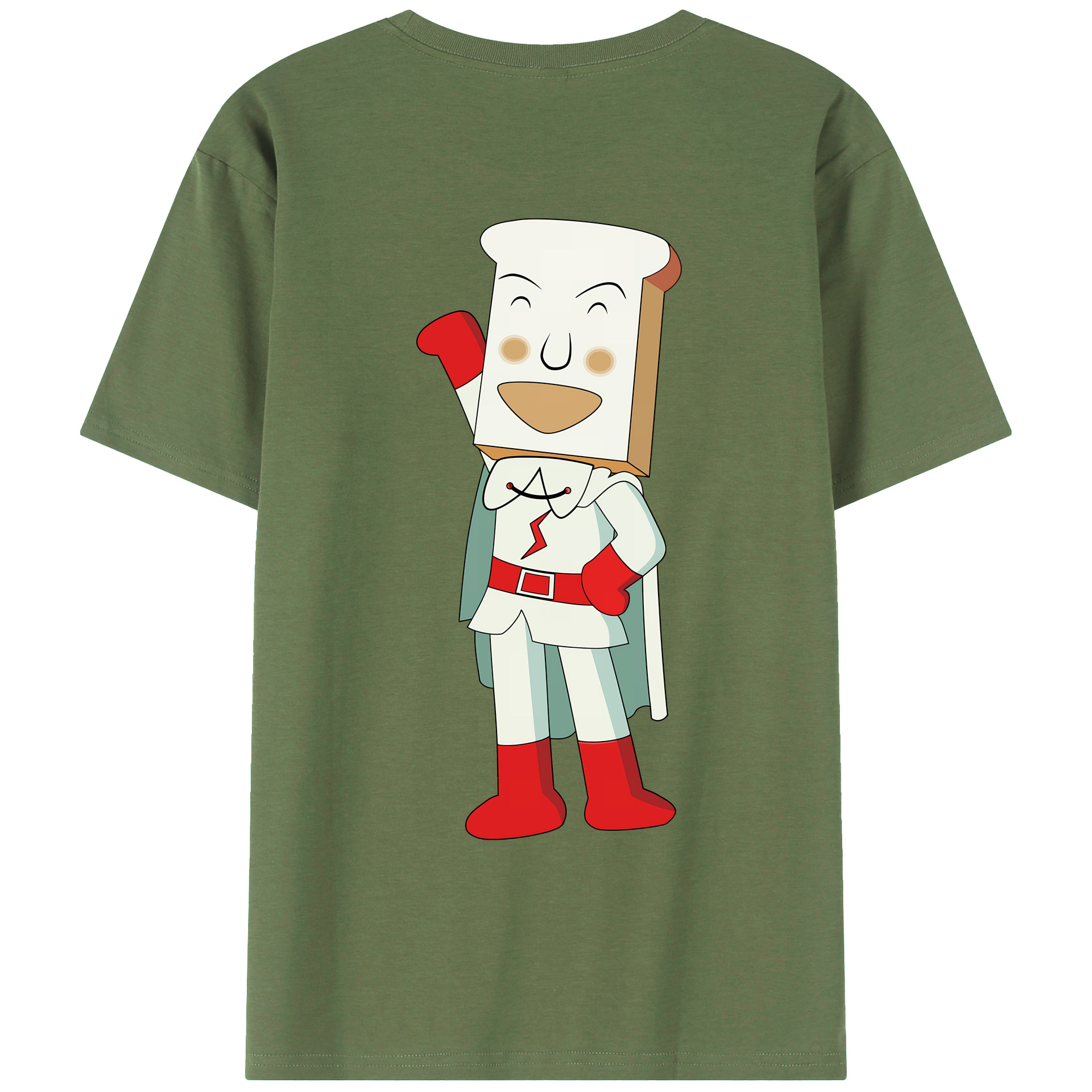 （画像用） アンパンマン Anpanman 綿100％ メンズ半袖Tシャツ（バックプリント） 通気性
